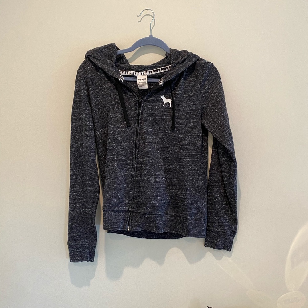 Pink zip up